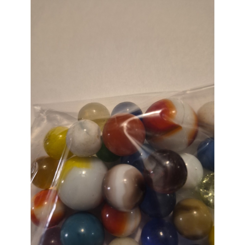 Unbranded Vintage Marble Lot #2. 6.7 Ounces Mixed Colors Mixed Lot - Picture 8 of 8